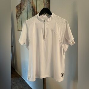 Tail Sz XL Pebble Beach White Short Sleeve Golf Athletic Shirt